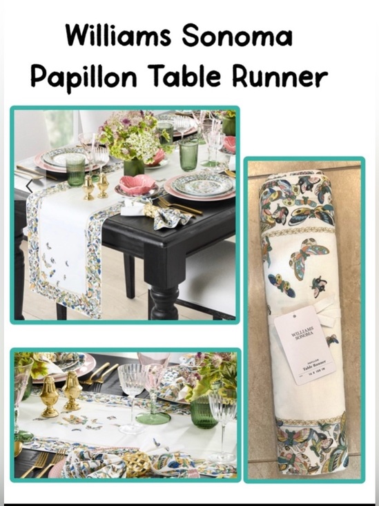 Williams Sonoma Other - Williams Sonoma Papillon Table Runner